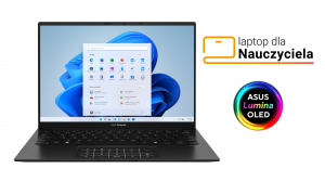 Laptop dla Nauczyciela ASUS Zenbook 14 UM3406KA-QD018W Ryzen AI 5 340 14" WUXGA OLED 16GB 512SSD W11