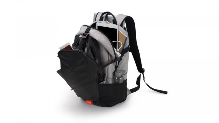 Plecak do laptopa DICOTA GO D31764 156 czarno-szary - otwarty