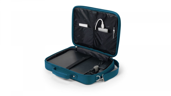 Torba do laptopa DICOTA Multi BASE 173 D30916 niebieska - otwarta