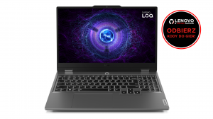 Laptop Lenovo LOQ 15IAX9 83GS007LPB i5-12450HX 15.6" FHD 144Hz 16GB 512SSD RTX4050 DLSS 3 W11