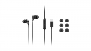 Słuchawki przewodowe Lenovo USB-C douszne 4XD1J77351