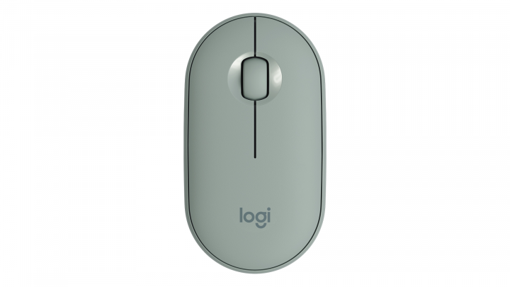 Mysz optyczna bezprzewodowa Logitech M350 eukaliptusowa 910-005720 - widok frontu