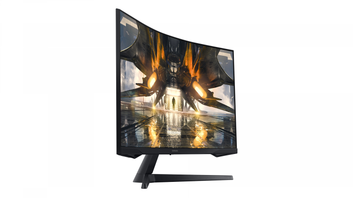 Monitor Samsung Odyssey G5 LS32AG550EUXEN - widok frontu lewej strony2