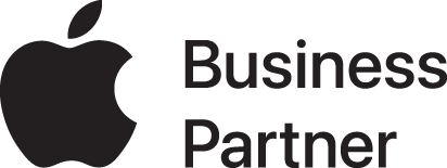 logo Apple Business Partner 2 linie czarne