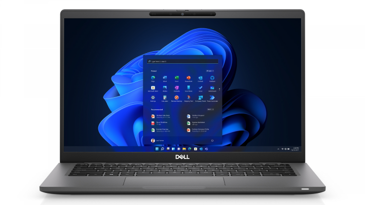Laptop Dell Latitude 7420 W11P czarny - widok frontu