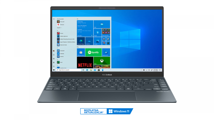 Laptop Asus ZenBook 13 UX325EA W10H - widok frontu
