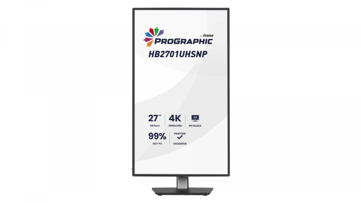 Monitor iiyama ProGraphic HB2701UHSNP-B1 4K UHD 27" IPS USB-C Dock 2