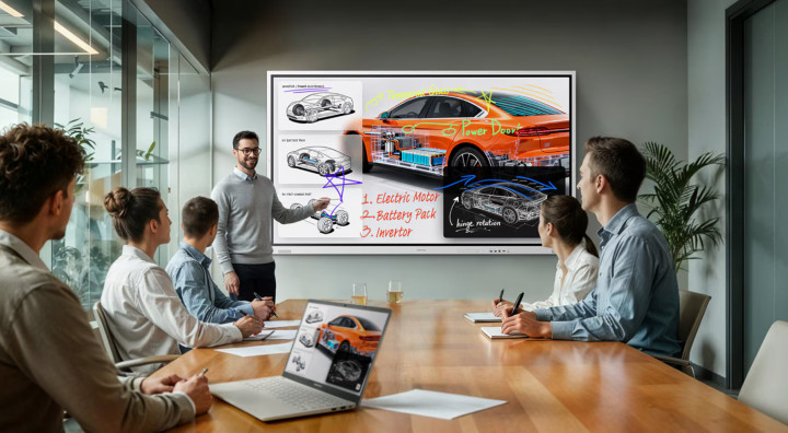 Interaktywny flipchart Samsung Flip 75&amp;quot; WMFX LH75WMFWLGCXEN 3