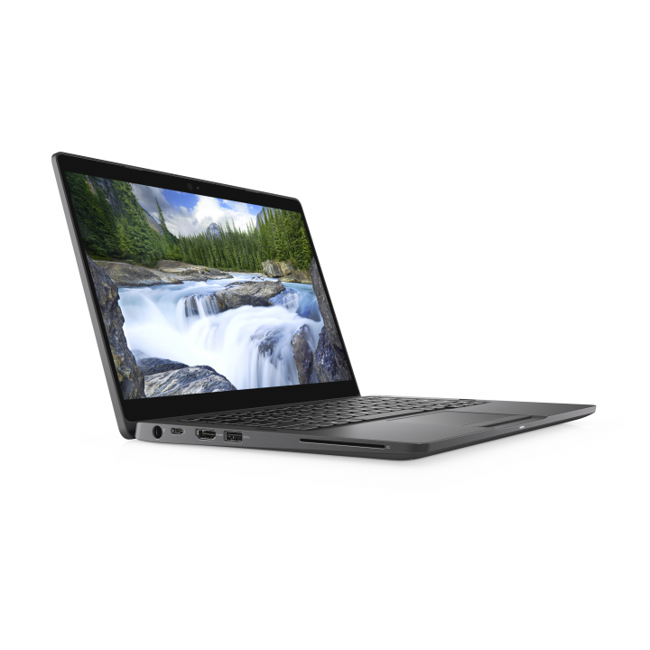 Laptop Dell 2w1 Latitude 5300 czarny - widok frontu lewej strony