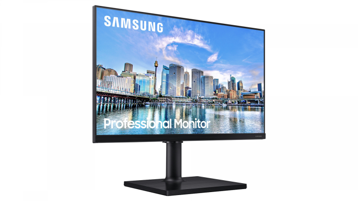 Monitor Samsung LF27T450FQRXEN - widok frontu lewej strony