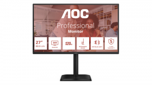 Monitor AOC Q27E4CV 27" IPS QHD 120Hz USB-C Dock 90W