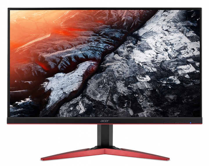 Monitor Acer KG251QDbmiipx czarny - widok frontu
