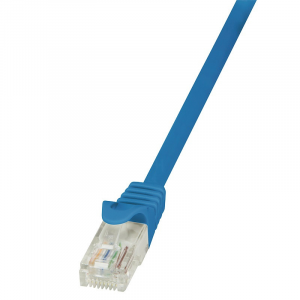 Patchcord LogiLink CAT 6 UTP 0,25m niebieski CP2016U
