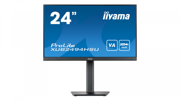 Monitor IIYAMA ProLite XUB2494HSU-B2 - widok frontu