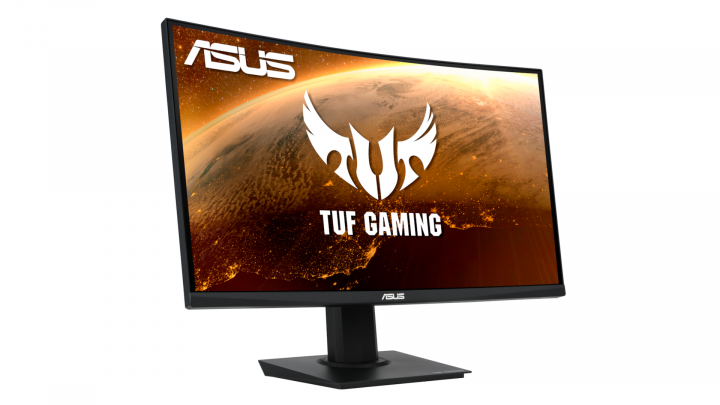 Monitor Asus VG24VQE - widok frontu lewej strony