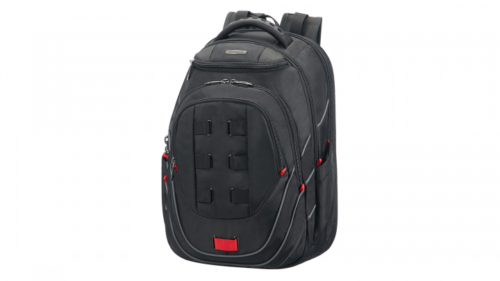 Plecak do laptopa Samsonite Leviathan 173 59N-19-001 czarno-czerwony - przód