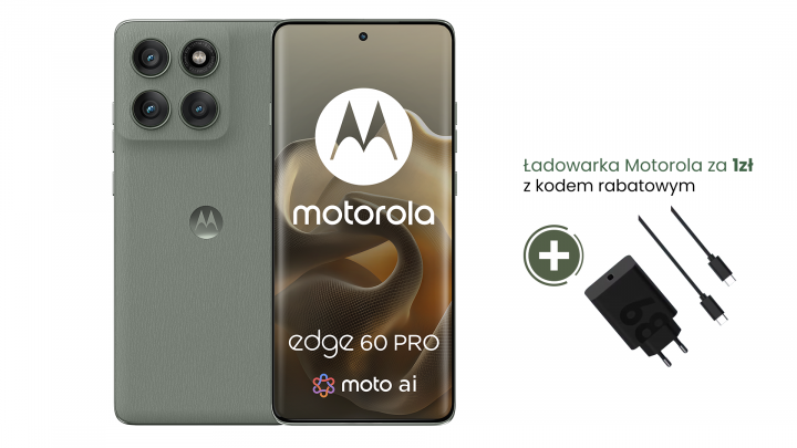 Smartfon Motorola edge 60 Pro szarozielony 68W