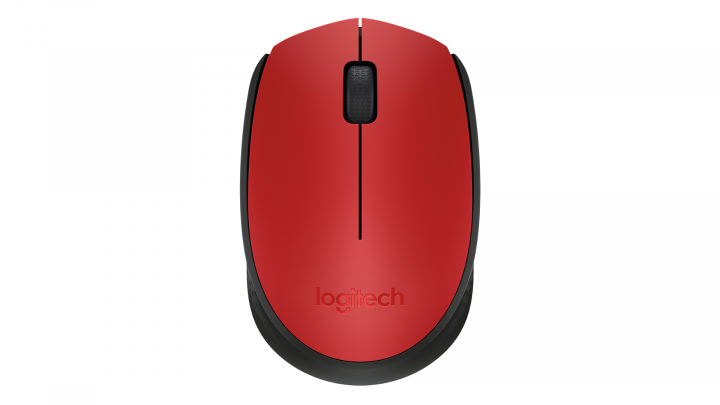 Mysz bezprzewodowa Logitech M171 optyczna czerwona 910-004641