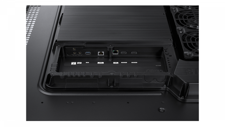 Monitor Samsung 55 OH55A LH55OHAEBGBXEN - widok frontuMonitor Samsung 55 OH55A LH55OHAEBGBXEN - widok portów