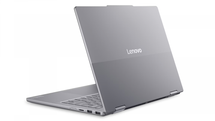 Laptop Lenovo ThinkBook 14 2-in-1 Gen 6 copilo+PC szary lewy tył