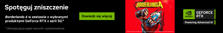 Promocja spotęguj zniszczenie borderlands 4 z kartami NVIDIA serii 50 - Banner kategorii