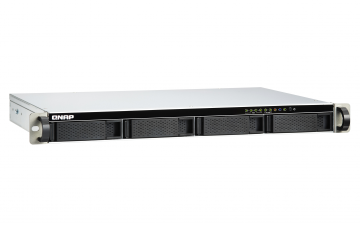 Serwer NAS QNAP TS-451DeU - widok frontu lewej strony