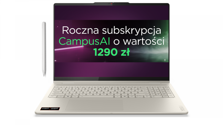 Laptop 2w1 Lenovo Yoga 7 16AKP10 Touch W11H (BK keyb) Seashell (Yoga Pen) Campus AI