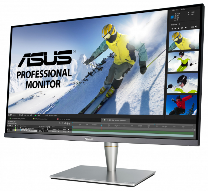 Monitor Asus PA32UC-K - widok frontu prawej strony