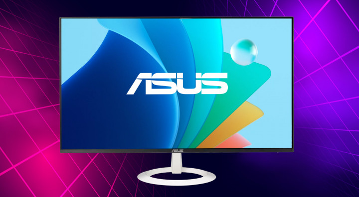 Monitor ASUS VZ24EHF-W front