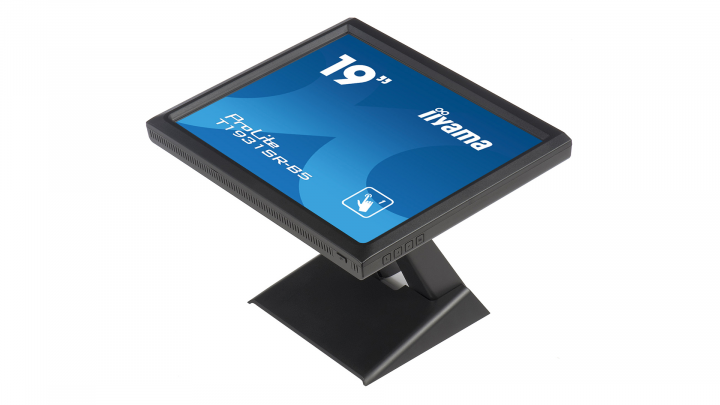 Monitor z dotykowym ekranem IIYAMA ProLite T1931SR-B5 - widok frontu prawej strony2
