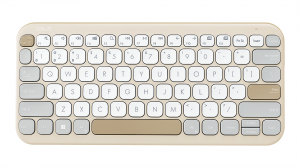 Klawiatura bezprzewodowa ASUS Marshmallow KW100 90XB0880-BKB170 beżowa