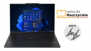 Laptop dla Nauczyciela Lenovo ThinkPad X1 Carbon Gen 13 Aura Edition 21NS004UPB Ultra 7 258V 14" 2.8K OLED 32GB 1000SSD Int 5G W11Pro
