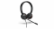 Zestaw słuchawkowy Jabra Evolve 30 II Stereo czarne - widok frontu lewej strony