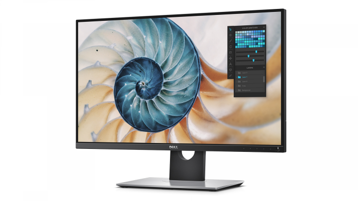Monitor Dell UltraSharp PremierColor UP2716DA - widok frontu prawej strony