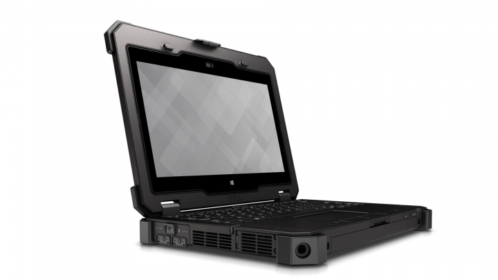 Laptop Dell Latitude Rugged 7214 - widok lewej strony