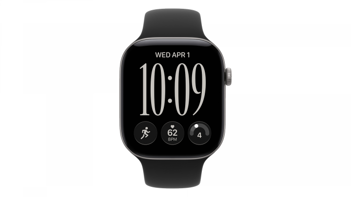 Apple Watch Series 12 GPS + Cellular koperta 42 mm z aluminium w kolorze gwiezdnej szarości, pasek sportowy w kolorze czarnym 1