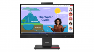 Monitor Lenovo ThinkVision T24D-4v 64B7UAT1EU 23.8" FHD IPS 120Hz Hdmi DP Usb-C 100W RJ45 Camera AI