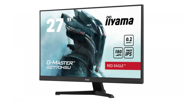 Monitor IIYAMA G-Master G2770HSU-B6 - widok frontu 4