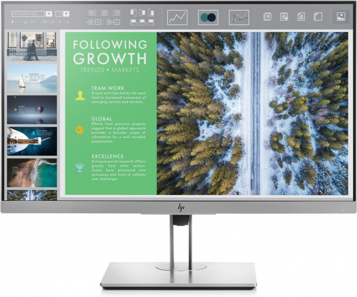 Monitor HP E243 1FH47AA EliteDisplay - widok frontu