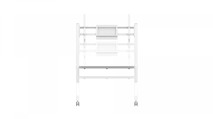 Stojak mobilny z półką Neomounts FL50-525WH1 od 55" do 86" 76KG