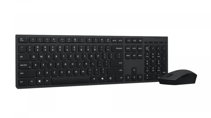  Lenovo Professional Wireless Rechargeable Keyboard and Mouse Combo AI - US English 5