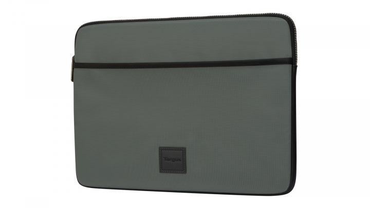 Etui do laptopa Targus Urban Sleeve 14 TBS93405GL oliwkowe - przód front prawy