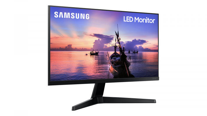 Monitor Samsung LF24T352FHRXEN - widok frontu lewej strony