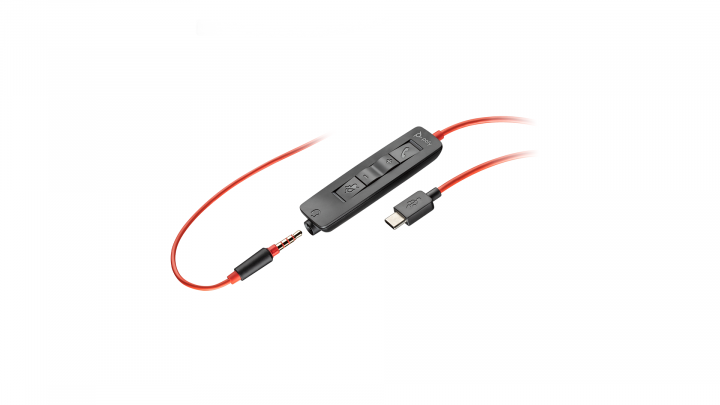 Słuchawki przewodowe HP Poly Blackwire 3325 Stereo USB-C - 76J22AA 2