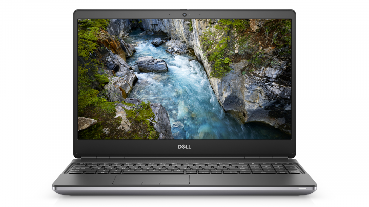 Mobilna stacja robocza Dell Precision 7550 szary - widok frontu