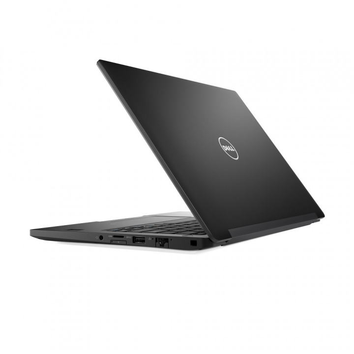 Laptop Dell Latitude 7290 czarny - widok tyłu prawej strony
