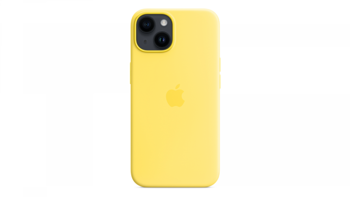 Etui Apple iPhone 14 Silicone Case z MagSafe Canary Yellow MQU73ZM/A 6