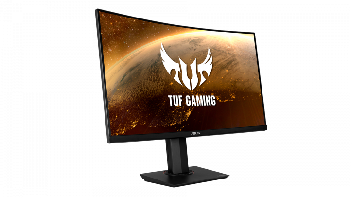 Monitor Asus TUF Gaming VG32VQR - widok frontu lewej strony