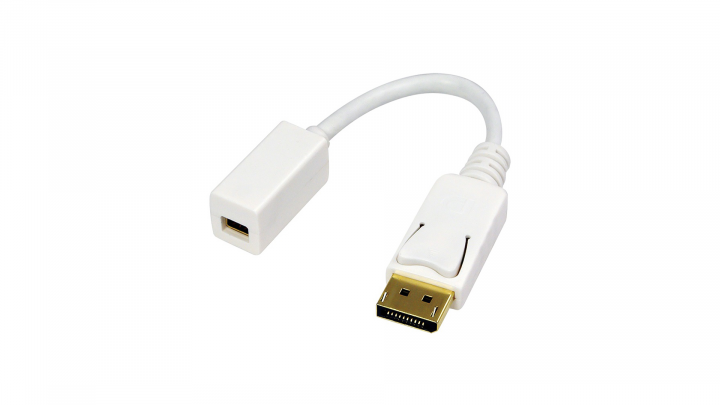 Adapter LogiLink DP - mini DP CV0040 - widok frontu