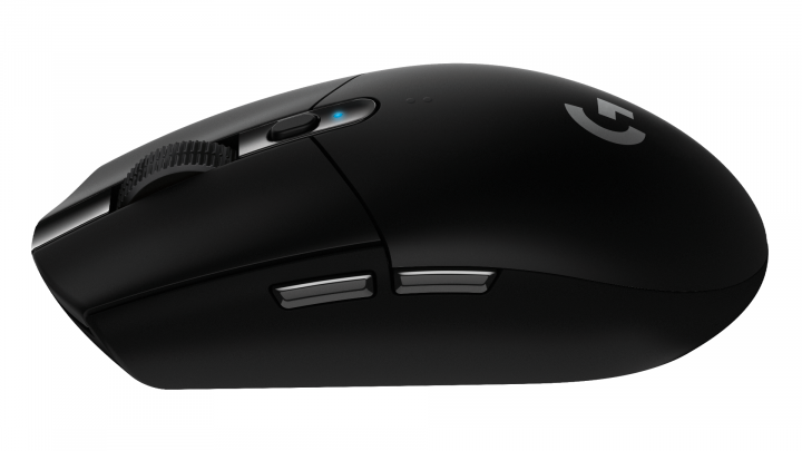 Mysz bezprzewodowa Logitech G305 LIGHTSPEED optyczna Gaming czarna 910-005282 - widok frontu5